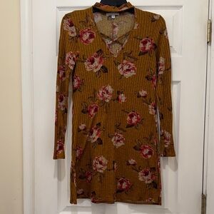 Moa Moa  Long Sleeve Dress